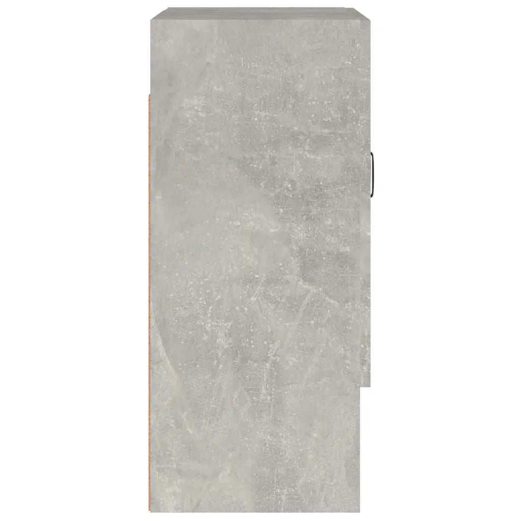 Armadietto a Muro | Mobile a Parete Grigio Cemento 60x31x70 cm Legno Multistrato