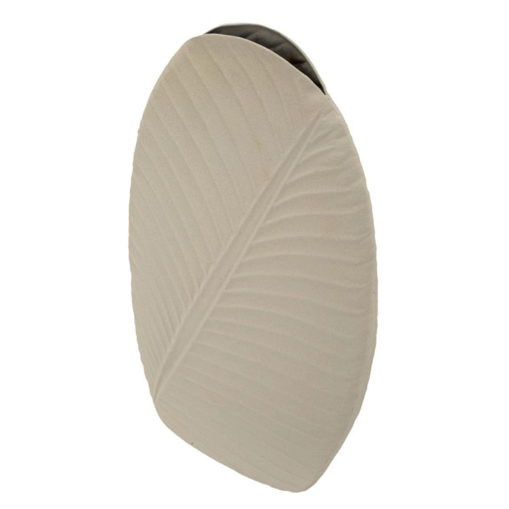 Vaso Decorativo VKH830, Beige, Metallo, 31x13x53,5 cm