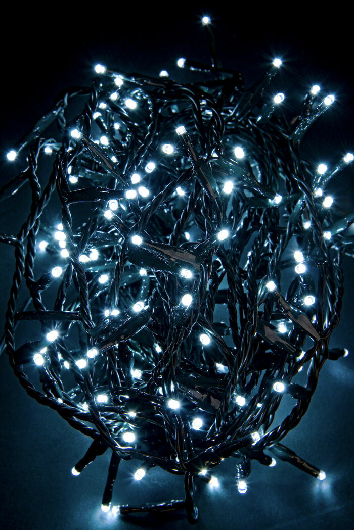 Luci Led per Albero di Natale Luce Fredda Calda Multicolor da 300 500 1200 Temperatura di colore: Luce Fredda, Numero Led: 500