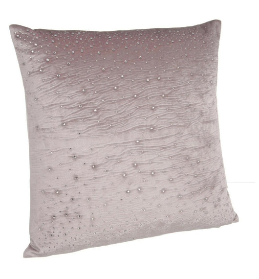 Cuscino decorativo con Strass per Divano Rosa Sfoderabile Casa Bizzotto 45x45