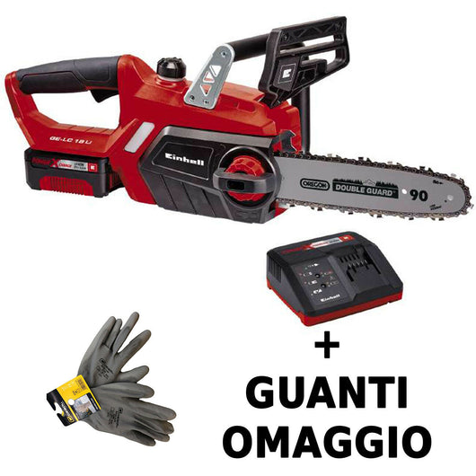Motosega a batteria Einhell GE-LC 18 Li KIT Catena Oregon 25 cm - Peso 3Kg