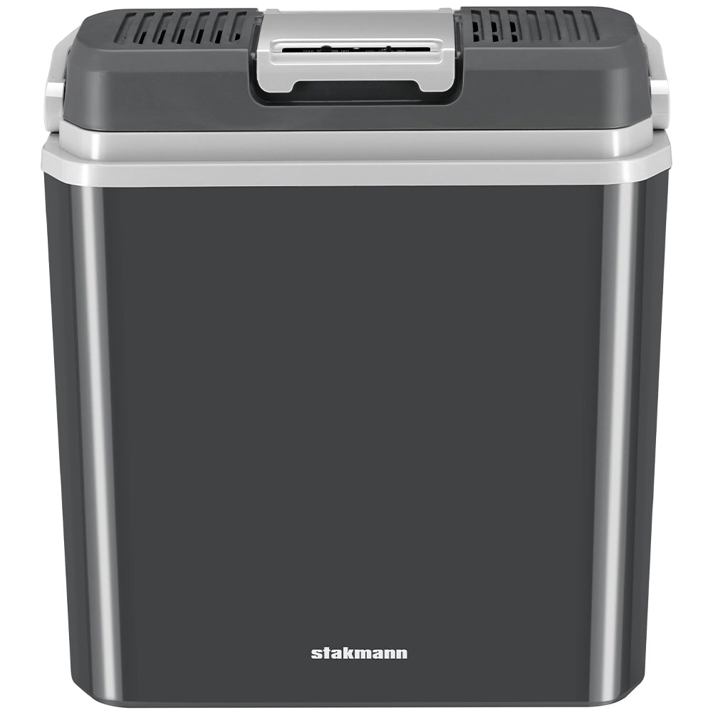 Frigorifero Elettrico Portatile 24LT Caldo Freddo 12v 230v Auto Camper Casa Grigio
