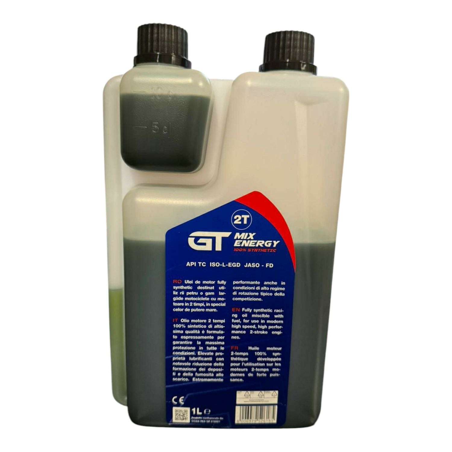 OLIO GT MIX ENERGY 2T CON DOSATORE 1L