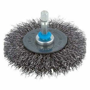 Spazzola Metallica Circolare per Trapano in Acciaio Disco Ruggine Wolfcraft Diametro: 75 mm