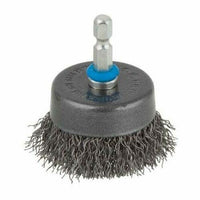 Spazzola Metallica a Tazza per Trapano Codolo Esagonale Ruggine Wolfcraft Diametro: 50 mm