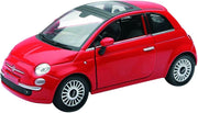 Fiat Nuova 500 , Veicolo scala 1:24 Colore rosso, Newray, Eta 5+