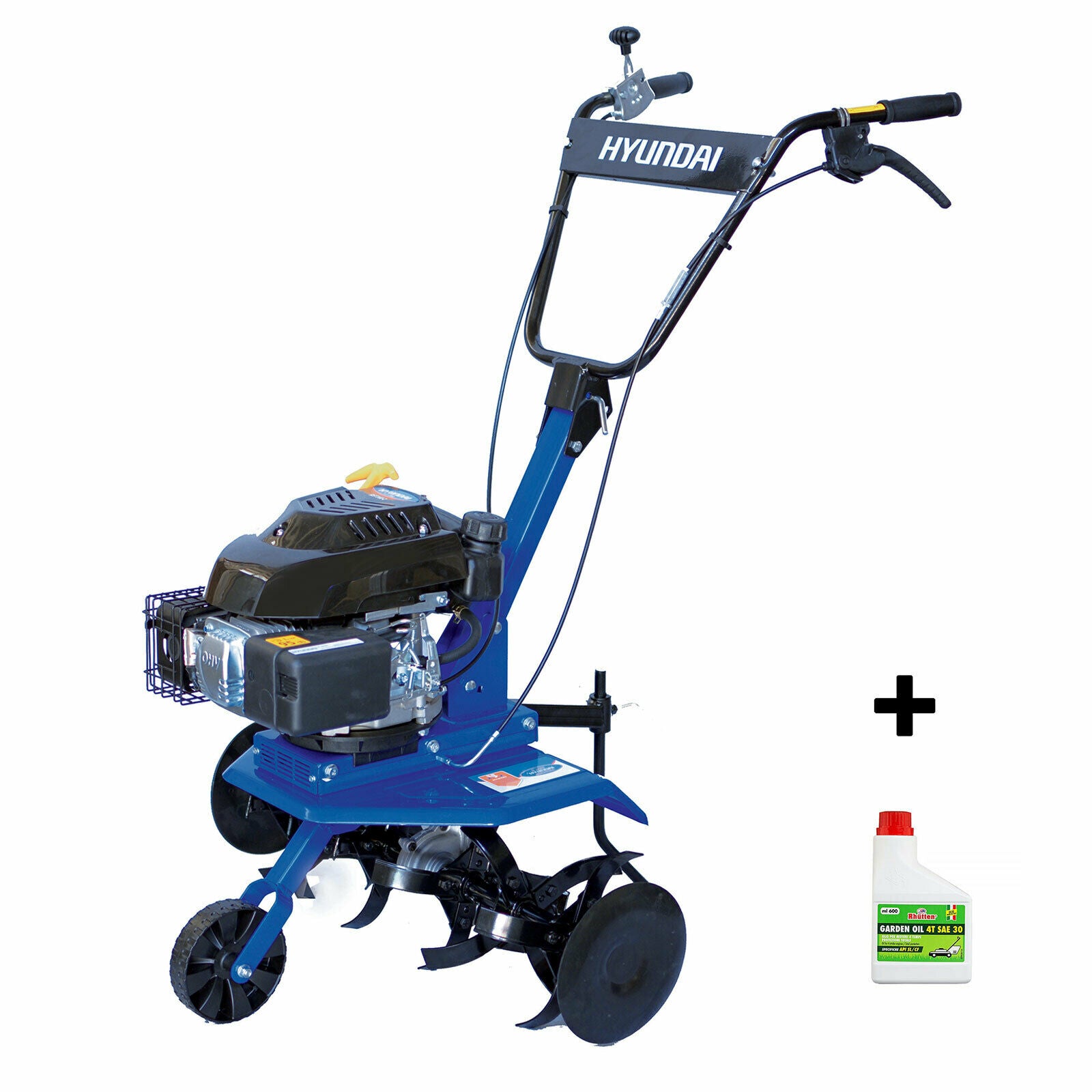 Motozappa a Scoppio Hyundai 35110 Motocoltivatore 110 cc Motore 4 Tempi Benzina
