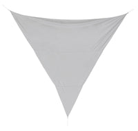Tenda Ombreggiante Triangolare Vela Parasole Giardino Telo Ombra Sole Poliestere Colore: Grigio, Dimensione: 5 x 5 Mt