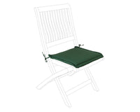 Cuscino Sedia da Esterno Seduta classica Sfoderabile Giardino 42 x 42 Bizzotto Colore: Verde