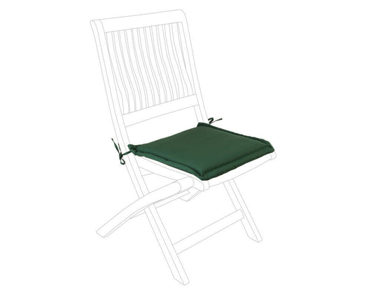 Cuscino Sedia da Esterno Seduta classica Sfoderabile Giardino 42 x 42 Bizzotto Colore: Verde