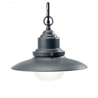 Lampada Sospensione Esterno Sospesa Acciaio Illuminazione Vintage Fisher Sovil Colore: Grigio antracite