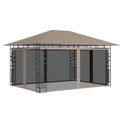 Gazebo con Zanzariera 4x3x2,73 m Talpa 180 g/mÂ² cod mxl 63968