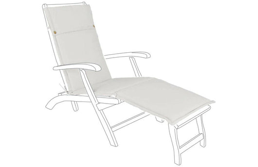 Cuscino Lettino Sedia Sdraio Chaise Longue Esterno Sfoderabile Steamer Bizzotto Colore: Naturale Steamer