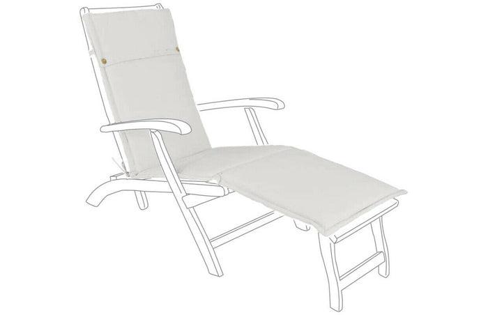 Cuscino Lettino Sedia Sdraio Chaise Longue Esterno Sfoderabile Steamer Bizzotto Colore: Naturale Steamer