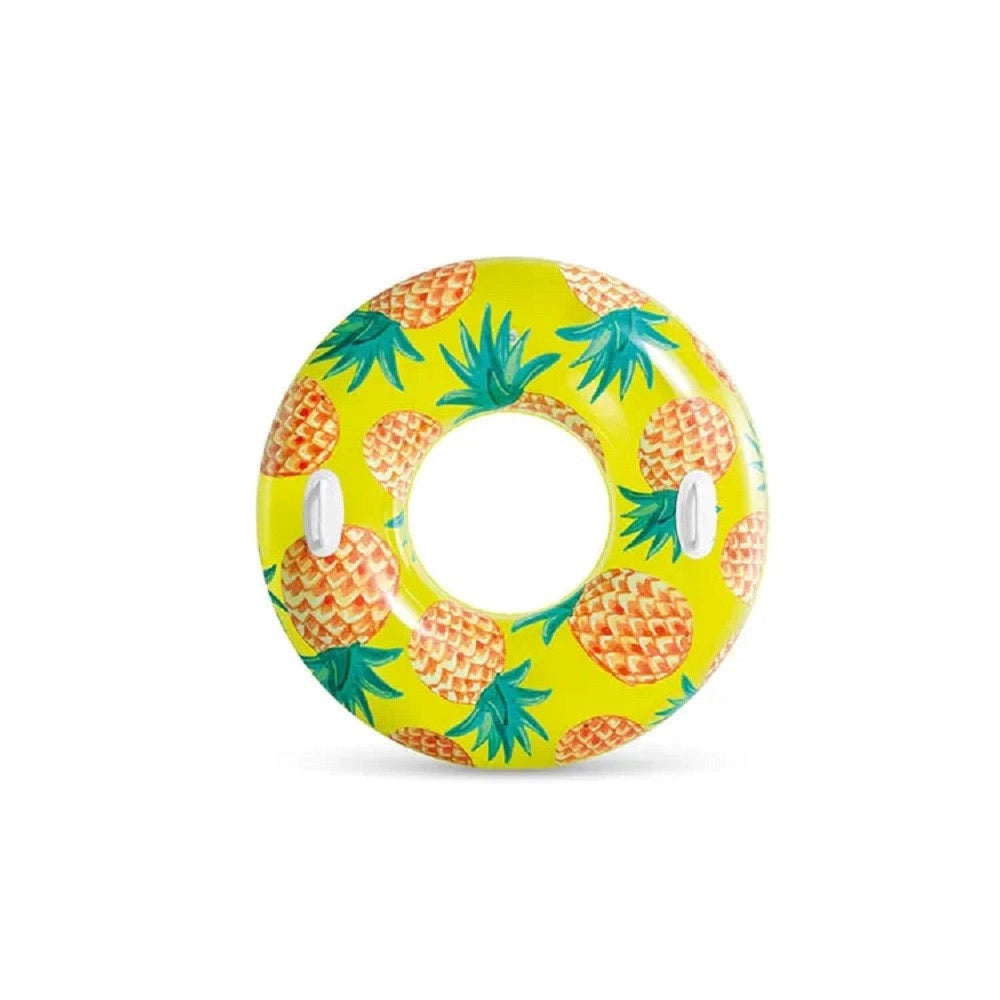 Trade Shop - Ciambella Salvagente Tropicale Frutta Estiva Con Maniglie 107cm Assortiti 56261 -