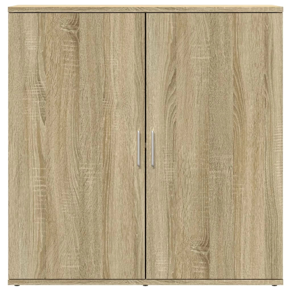 Buffet credenza cassettiera armadio mobile contenitore organizer cucina soggiorno rovere Sonoma 79 x 38 x 80 cm legno ingegnerizzato marrone 02_0031713