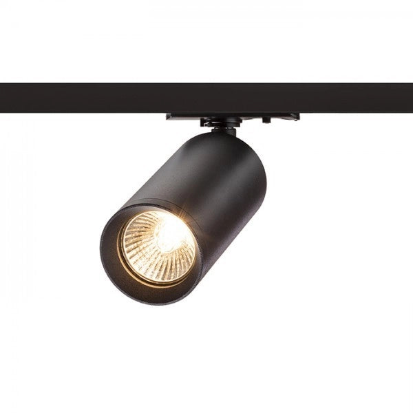 Faretto cilindrico BELENOS per binario monofase nero 230V LED GU10 9W