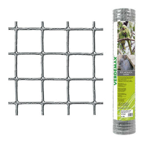 Rete Metallica Zincata in Rotolo 1-5 m Maglia quadra Voliere Giardino Recinzione