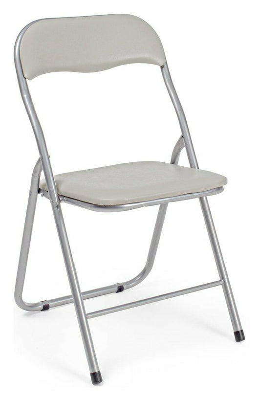 Sedie Pieghevoli Imbottite Struttura in Metallo Sedia colorata Bizzotto Set Joy Colore Sedie: Tortora, Set: 6 Sedie