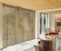 Zanzariera a Tenda per Porta Veranda Finestra Anti Zanzare Mosche Rete 150 x 250 Colore: Marrone