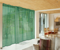 Zanzariera a Tenda per Porta Veranda Finestra Anti Zanzare Mosche Rete 150 x 250 Colore: Verde