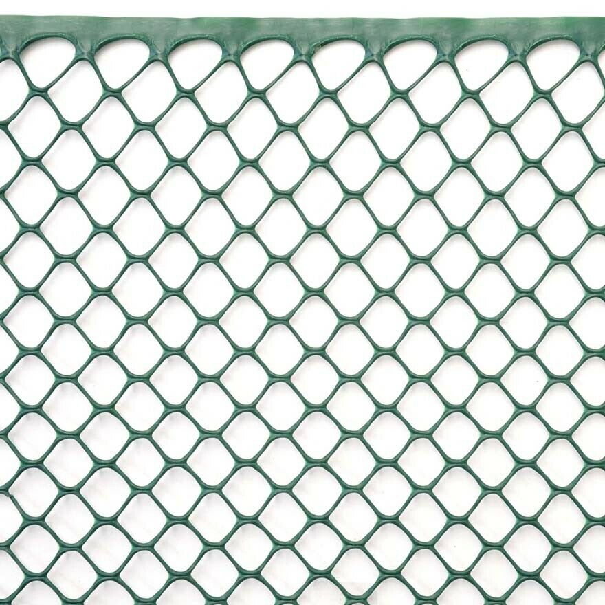 Rete in Plastica Maglia Quadra Esagonale Recinsione Balcone Terrazzi Aiuole 5 mt Misura Maglia: 15 mm Esagonale Verde