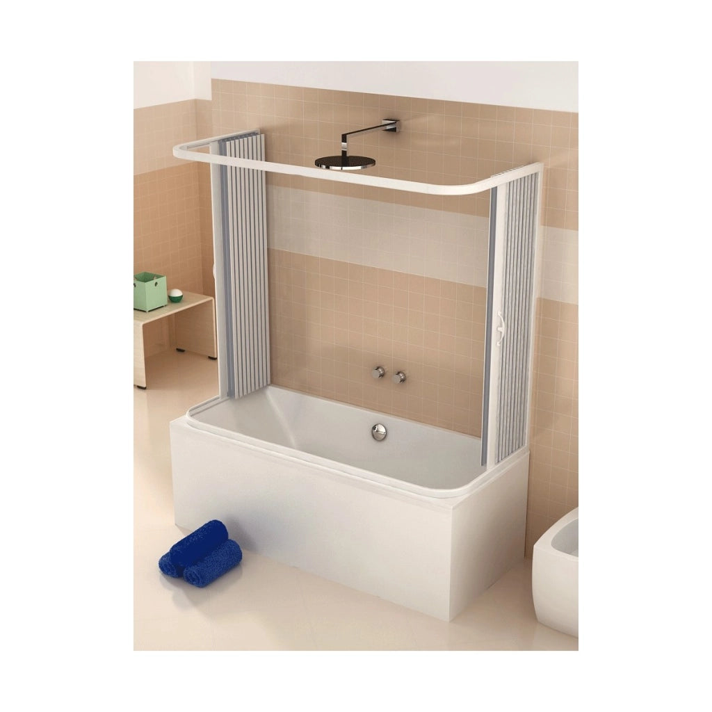 Sopra vasca in pvc a tre lati apertura centrale, misura 70x150x70