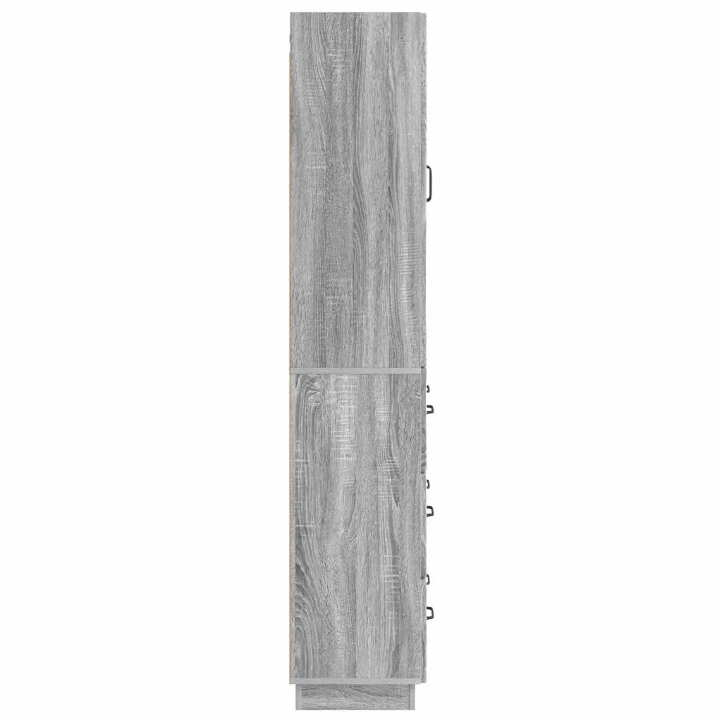 Set di armadi 2 pcs Sonoma grigio 66 x 34,5 x 87 cm 3416805
