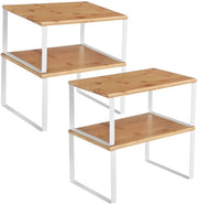 Organizzatore per cucina a 4 pannelli - Pannelli staccabili e espandibili - Pannelli in bambù e metallo - Organizzatore per cucina a muro - Creare uno spazio organizzato - Pannelli di archiviazione per cucina