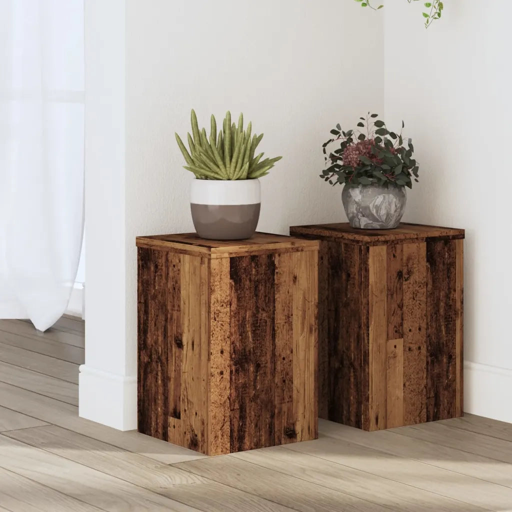 Supporti per piante | Sostegno per piante 2 pz Legno 20x20x30 cm Legno Multistrato