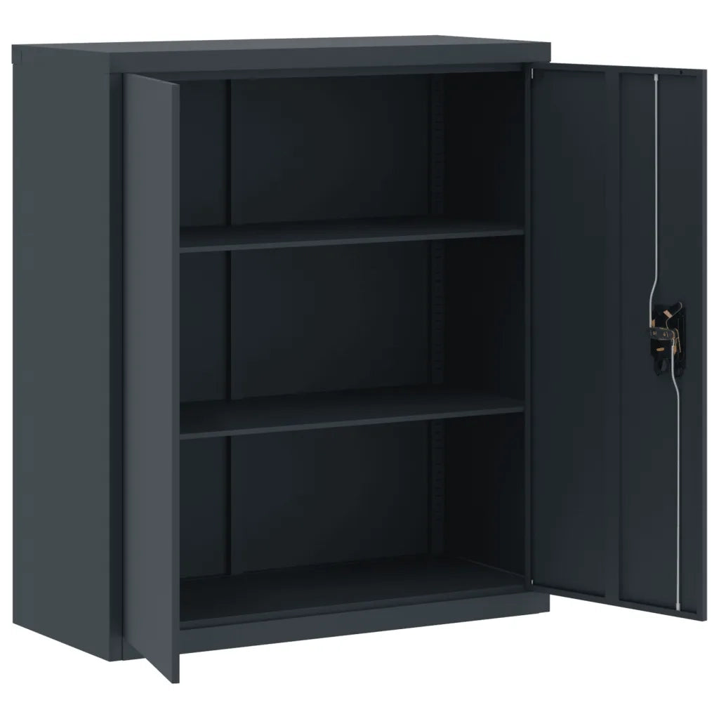 Armadio Classificatore Antracite 90x40x105 cm in Acciaio 339739