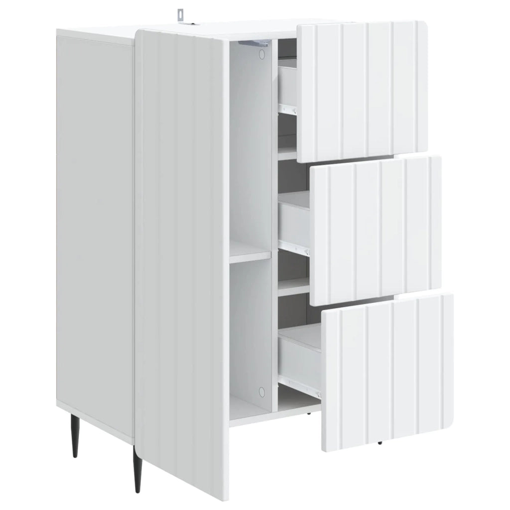 Credenza Bianco 66 x 34,5 x 91,5 cm Legno ingegnerizzato 894395