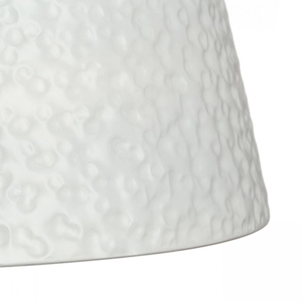 Lampadario BUCKY 40 a sospensione bianco/grigio metallo 230V E27 28W