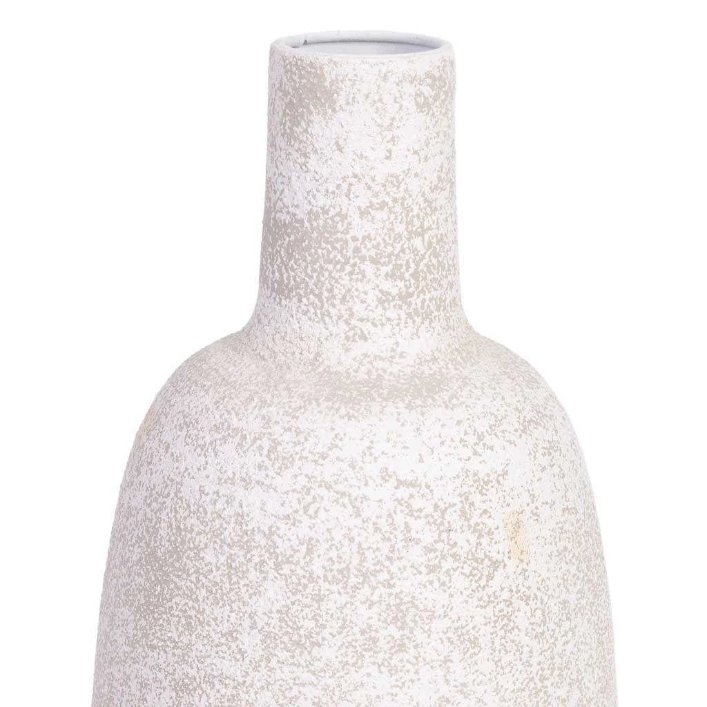 Vaso in metallo grigio 19x19x60,5h cm