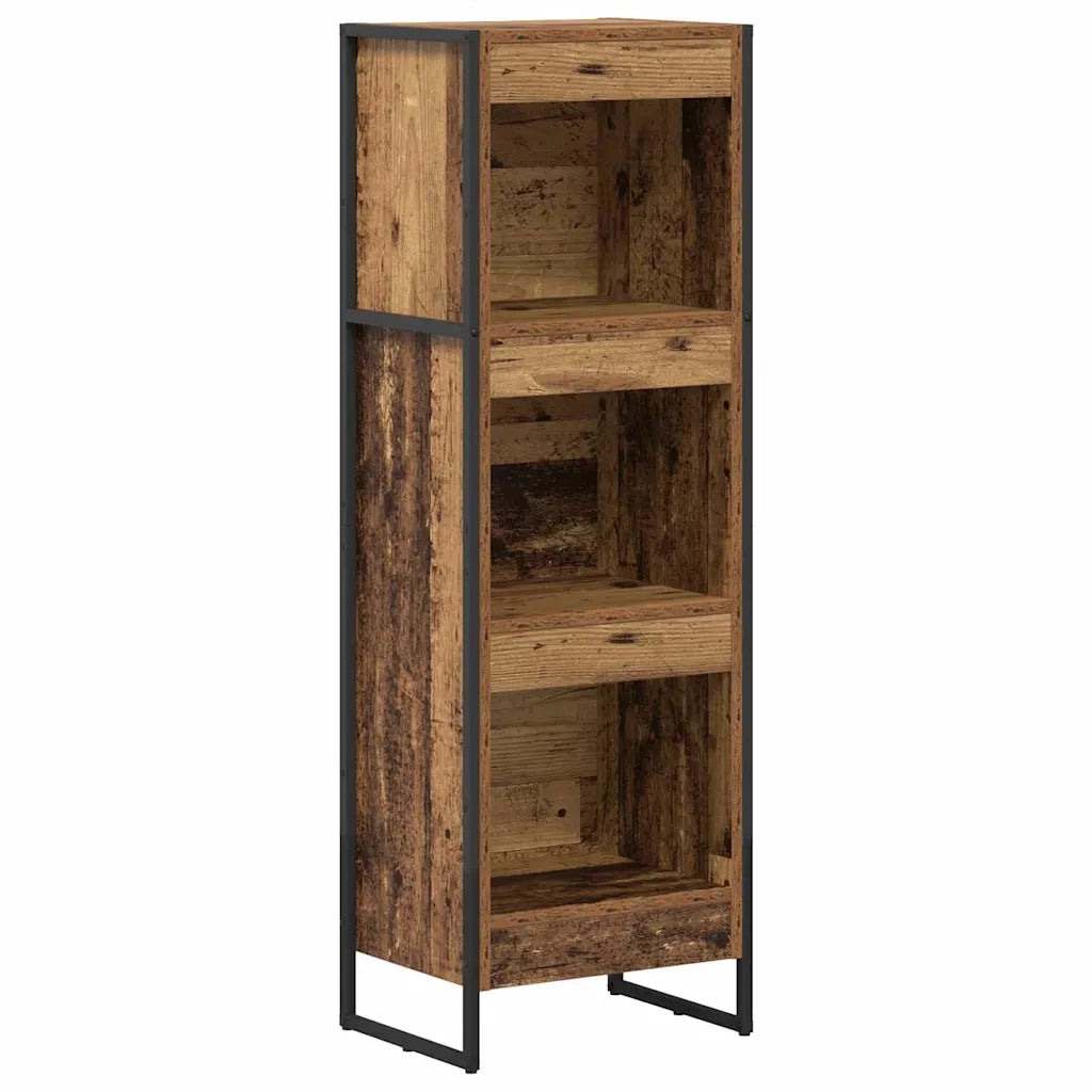Armadio per Libri Legno vecchio 40 x 30 x 121 cm