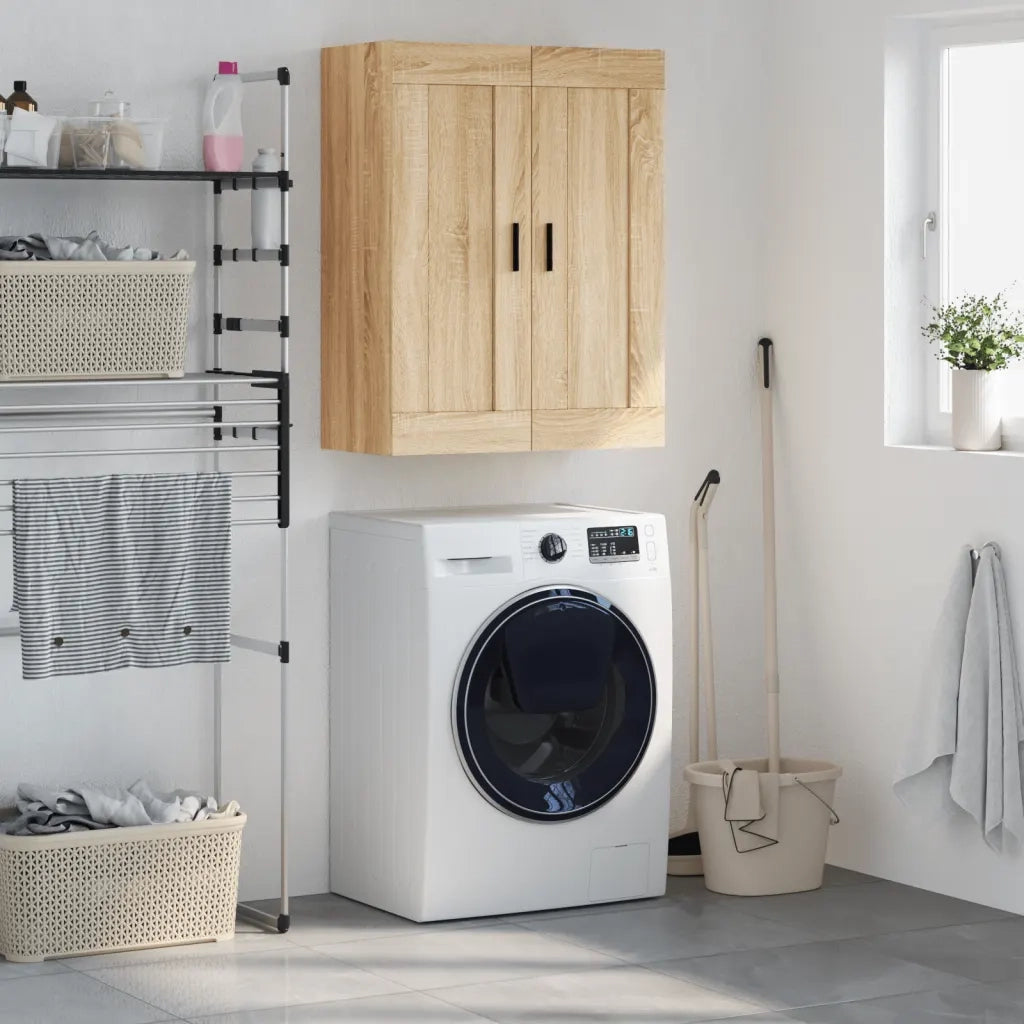 Armadietto a Muro | Mobile a Parete Rovere Sonoma 69,5x34x90 cm Legno Multistrato