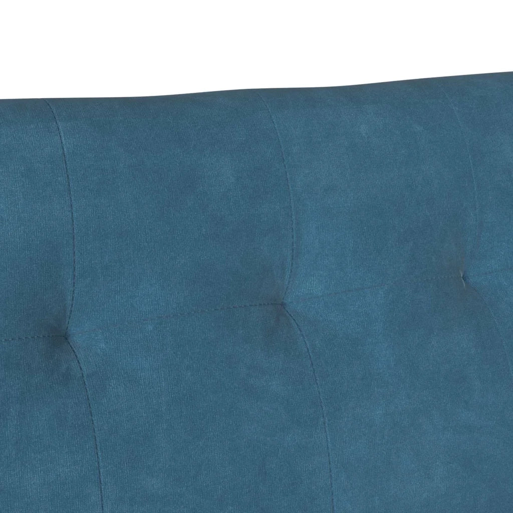 Panca Chesterfield Blu 112 x 65,5 x 75 cm Velluto 42019294