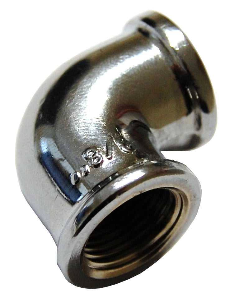 IDRAULICA - GOMITO FF 90 OTTONE CROMATO D 1/2- AMAFLEX- 10,0 pz