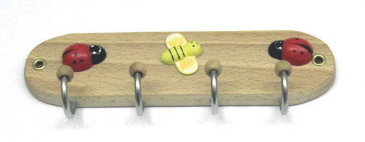 gancio adesivo "coccinella" 4 posti cod:ferx.15746