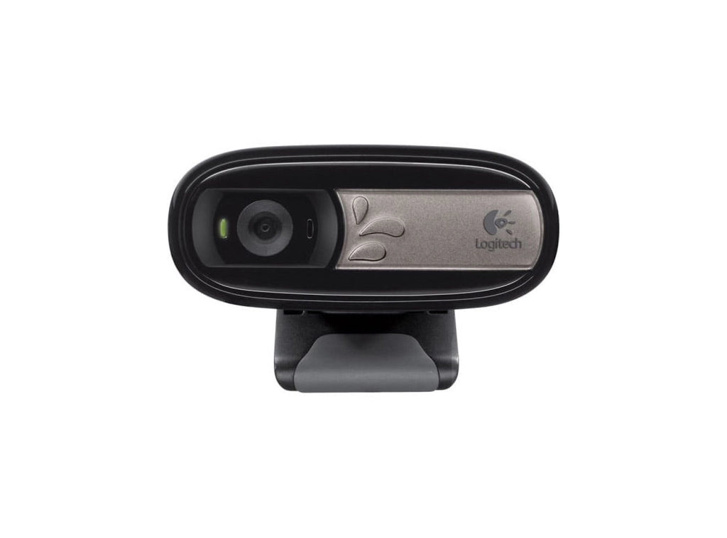 Webcam Logitech C170 per PC/Laptop Risoluzione VGA 30fps Foto fino a 5 Megapixel Tecnologia Fluid Crystal Clip Universale Microfono Integrato