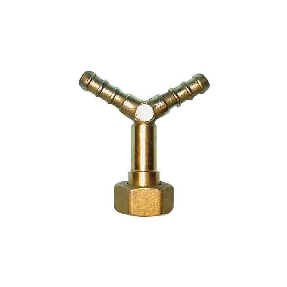 Portagomma a 2 vie per gpl con attacco bombola sinistra