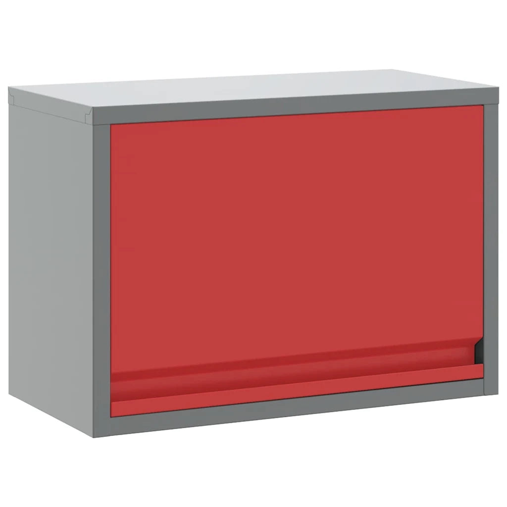 Mobile per attrezzi Rosso e Grigio 50 x 25 x 35 cm CFW8375915