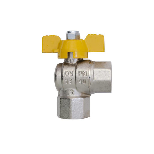 Rubinetto a sfera femminaa squadra con farfalla