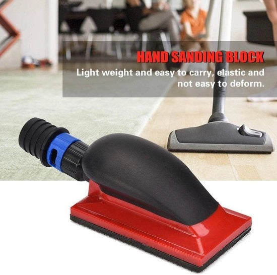 Blocco di schiuma per mano 125x70mm senza residui di tessuto - Aspirazione a vuoto della polvere da schiuma - Schiuma per schiacciare e levigare con blocco di schiuma.