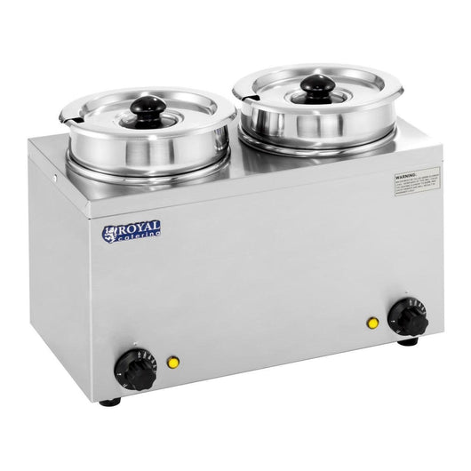 Dosatore per zuppe - 2 x 2,75 litri - 300 watt acciaio inox 14_0000149
