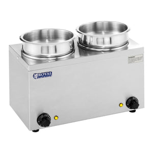 Dosatore per zuppe - 2 x 2,75 litri - 300 watt acciaio inox 14_0000149