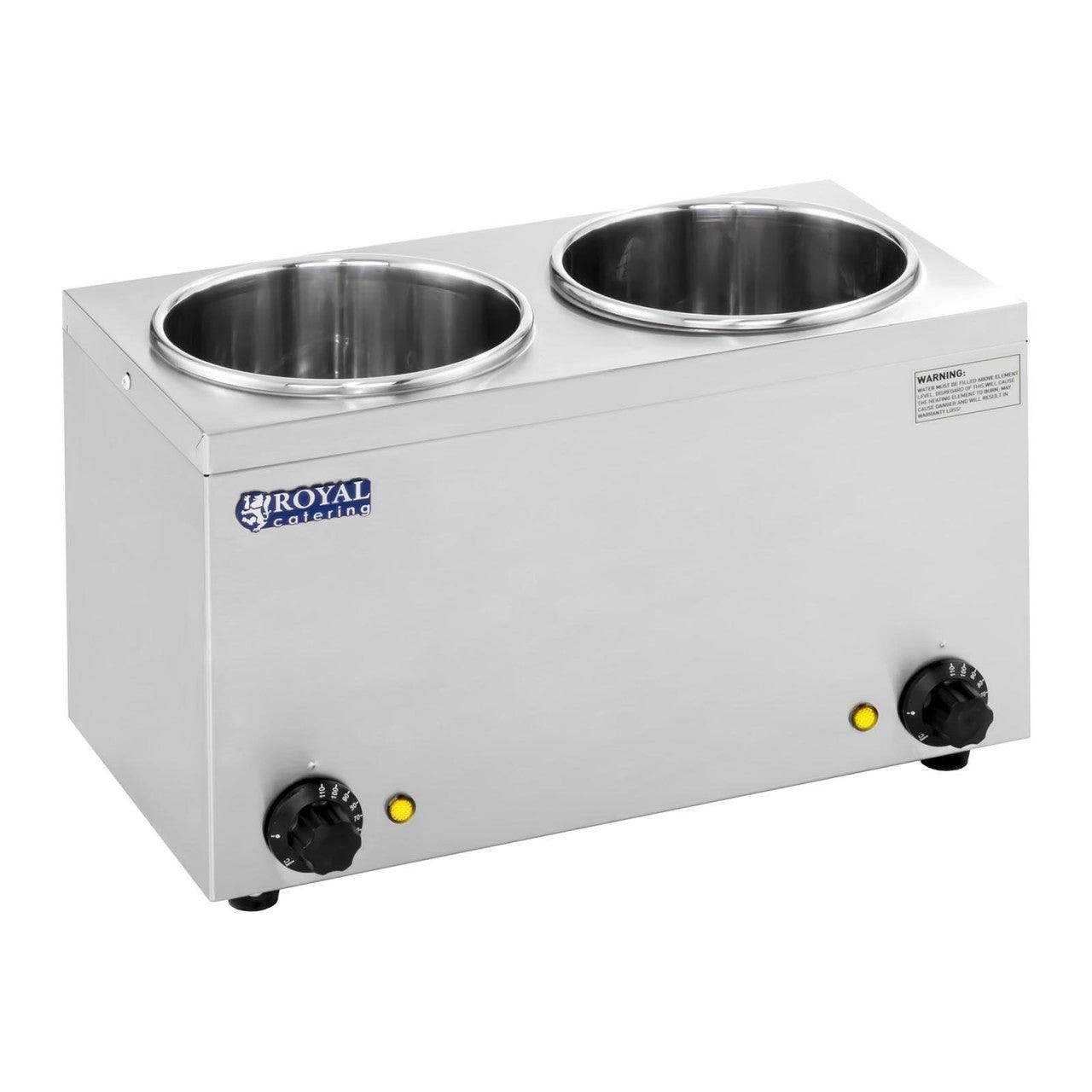 Dosatore per zuppe - 2 x 2,75 litri - 300 watt acciaio inox 14_0000149