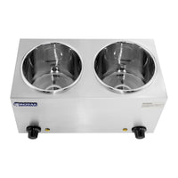 Dosatore per zuppe - 2 x 2,75 litri - 300 watt acciaio inox 14_0000149