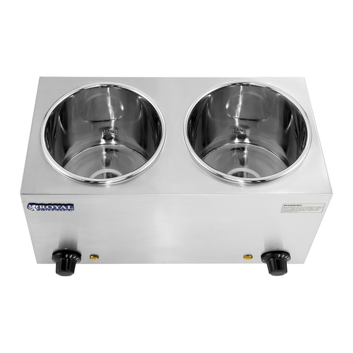 Dosatore per zuppe - 2 x 2,75 litri - 300 watt acciaio inox 14_0000149