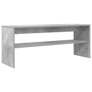 Mobile TV rettangolare moderno con elegante spazio di archiviazione per il soggiorno 100 x 30 x 40 cm legno ingegnerizzato grigio cemento 02_0058380